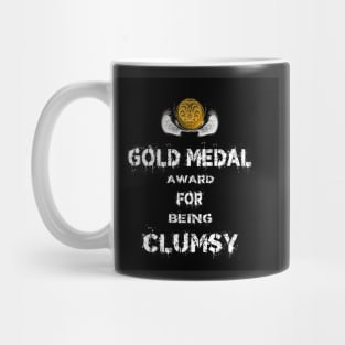 Gold Medal for Being Clumsy Award Winner Mug